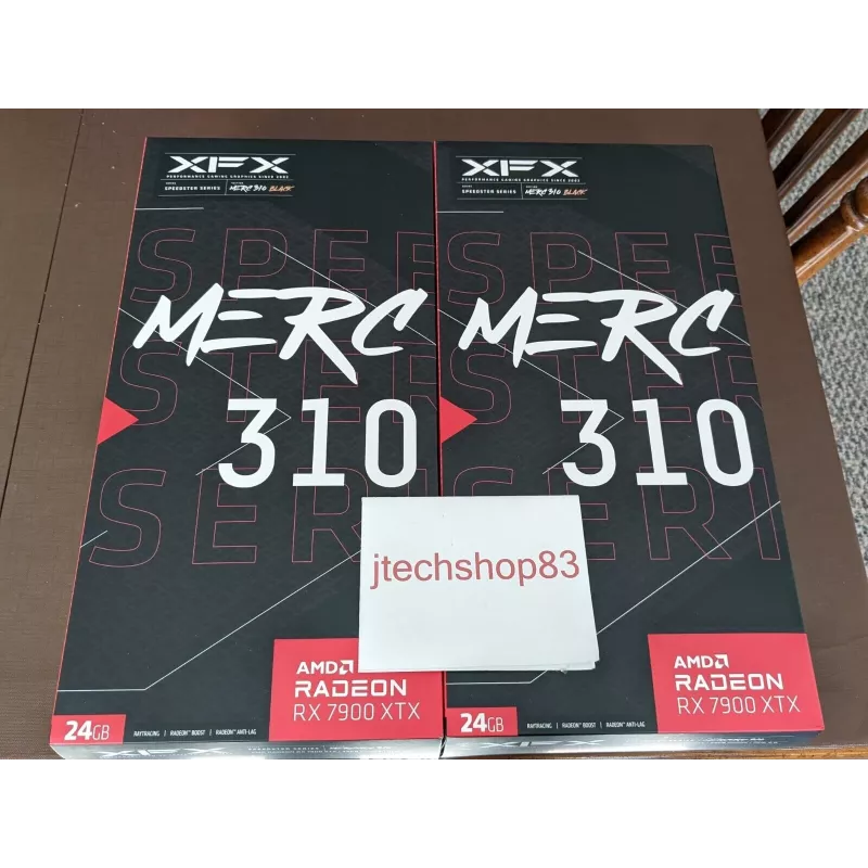 Tarjeta gráfica XFX Radeon RX 7900 XTX 24 GB GDDR6, PCIe 4.0, 384 bits, 355 W, 3 ventiladores