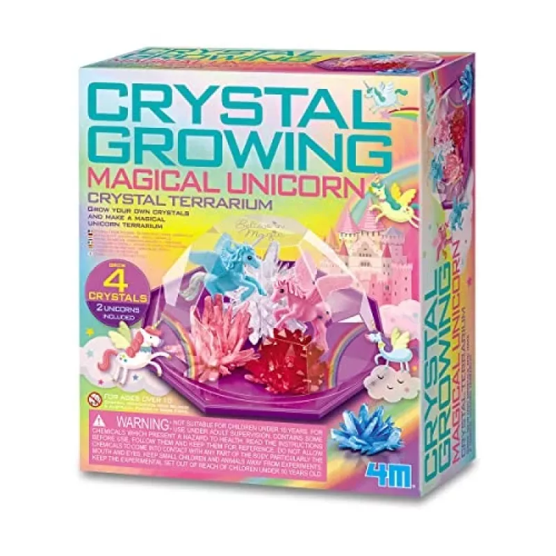 Set de árbol de cristal 4M 4M-03928 — juguete científico geológico para niños, rosa, a partir de 8 años