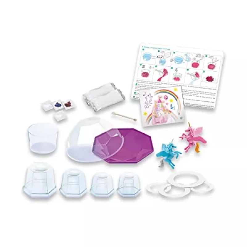 Set de árbol de cristal 4M 4M-03928 — juguete científico geológico para niños, rosa, a partir de 8 años