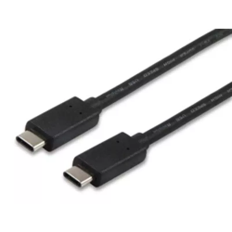 Equip cable USB 2.0 Type-C, 1 m, 1 m, USB C, USB C, USB 2.0, macho/macho, negro