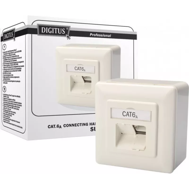 Toma de red Digitus CAT 6A clase EA DN-9007-S-1