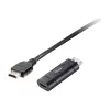 Equip adaptador DisplayPort a HDMI, 0,2 m, DisplayPort, HDMI, macho, hembra, 1920 x 1080 píxeles