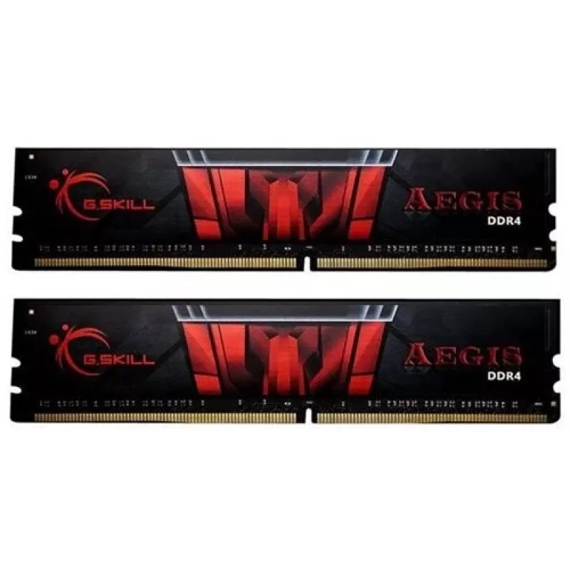 DIMM 16 GB DDR4-3000 (2x 8 GB) Dual-Kit, Memoria RAM negra, F4-3000C16D-16GISB, Aegis, INTEL XMP