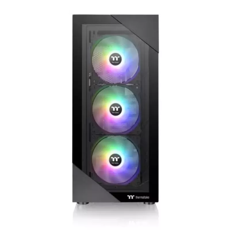 Caja de PC Thermaltake View 200 TG ARGB Midi Tower negra