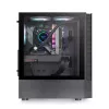 Caja de PC Thermaltake View 200 TG ARGB Midi Tower negra