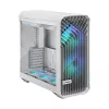 Caja PC Fractal Design Torrent White – compatible con ATX, EATX, microATX, ITX; 2 ventiladores frontales de 180 mm; bahías de 2,5