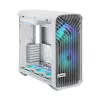 Caja PC Fractal Design Torrent White – compatible con ATX, EATX, microATX, ITX; 2 ventiladores frontales de 180 mm; bahías de 2,5