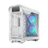 Caja PC Fractal Design Torrent White – compatible con ATX, EATX, microATX, ITX; 2 ventiladores frontales de 180 mm; bahías de 2,5