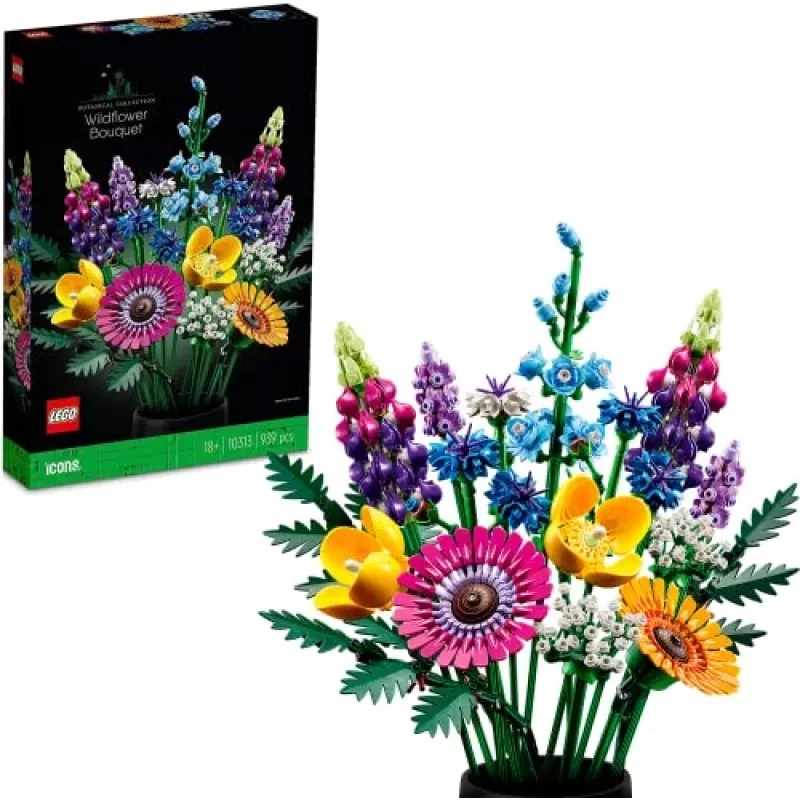 LEGO Icons ramo de flores silvestres set 10313, multicolor