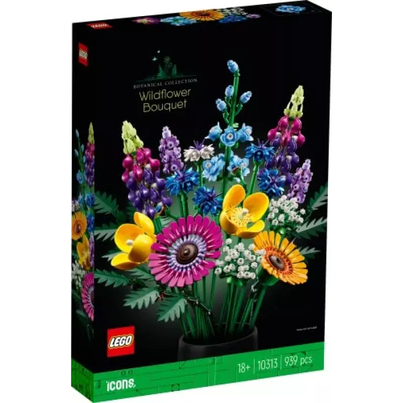 LEGO Icons ramo de flores silvestres set 10313, multicolor