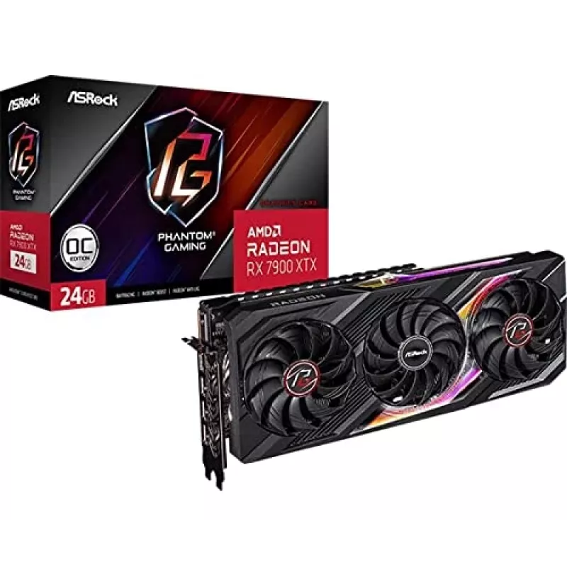 Tarjeta gráfica ASRock Radeon RX 7900 XTX Phantom Gaming 24GB GDDR6