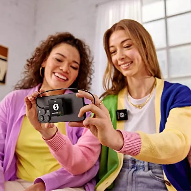 WIME RODE WIRELESS ME sistema de micrófono inalámbrico de doble canal para vloggers podcasters