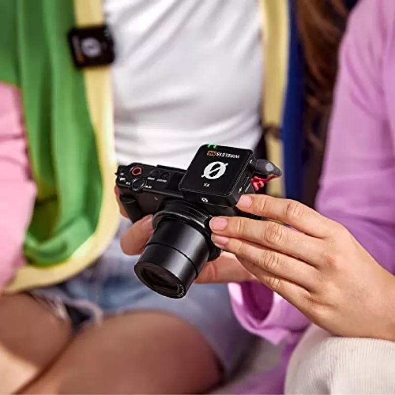 WIME RODE WIRELESS ME sistema de micrófono inalámbrico de doble canal para vloggers podcasters