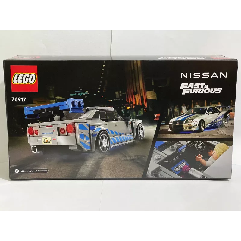LEGO 76917 Speed Champions 2 Fast 2 Furious Nissan Skyline GT-R (R34) coche de juguete