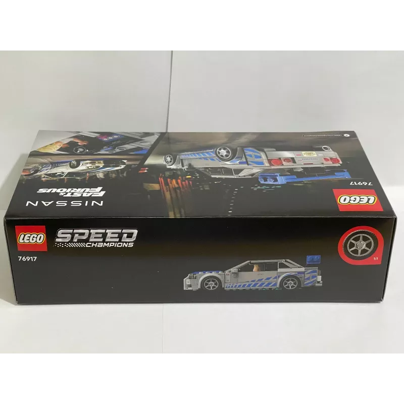 LEGO 76917 Speed Champions 2 Fast 2 Furious Nissan Skyline GT-R (R34) coche de juguete
