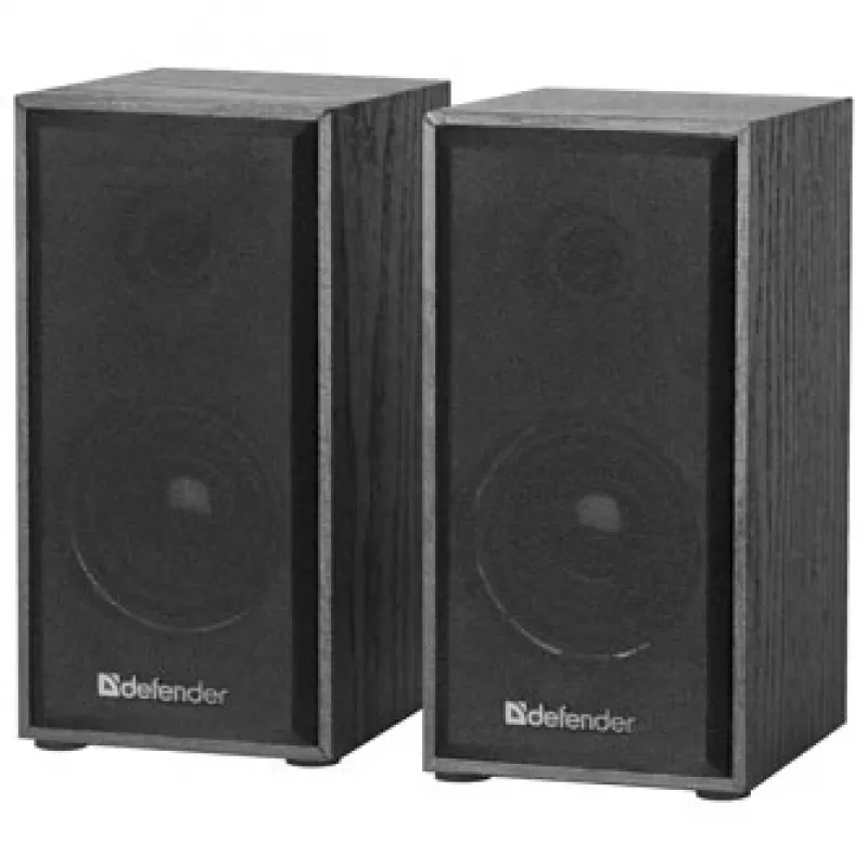 Altavoces de escritorio DEFENDER SPK-240 con cable, 2.0, 6 W RMS, alimentación USB, 3,5 mm, negro