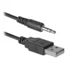 Altavoces de escritorio DEFENDER SPK-240 con cable, 2.0, 6 W RMS, alimentación USB, 3,5 mm, negro