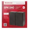 Altavoces de escritorio DEFENDER SPK-240 con cable, 2.0, 6 W RMS, alimentación USB, 3,5 mm, negro