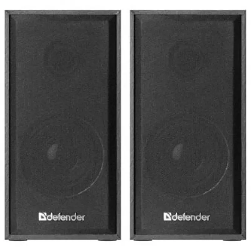 Altavoces de escritorio DEFENDER SPK-240 con cable, 2.0, 6 W RMS, alimentación USB, 3,5 mm, negro