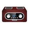 Radio portátil BLAUPUNKT PP5.2BR — radio de bolsillo FM, 60 memorias de emisoras, USB/MP3, AUX, batería recargable 1000 mAh, 3 W RMS, bronce