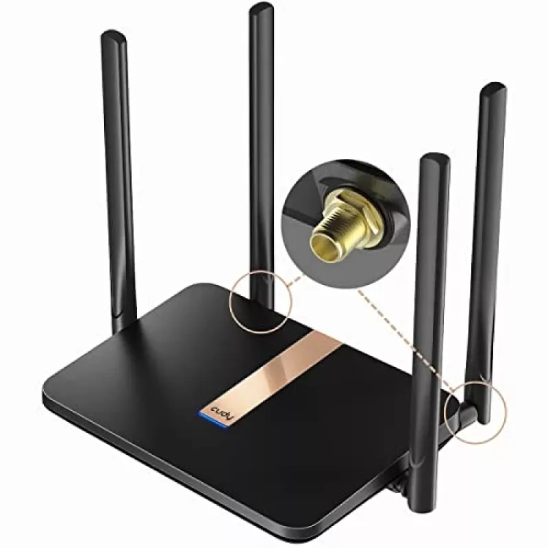 Router inalámbrico Cudy LT500D Fast Ethernet doble banda (2,4 GHz / 5 GHz) 4G negro