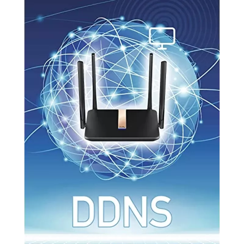 Router inalámbrico Cudy LT500D Fast Ethernet doble banda (2,4 GHz / 5 GHz) 4G negro