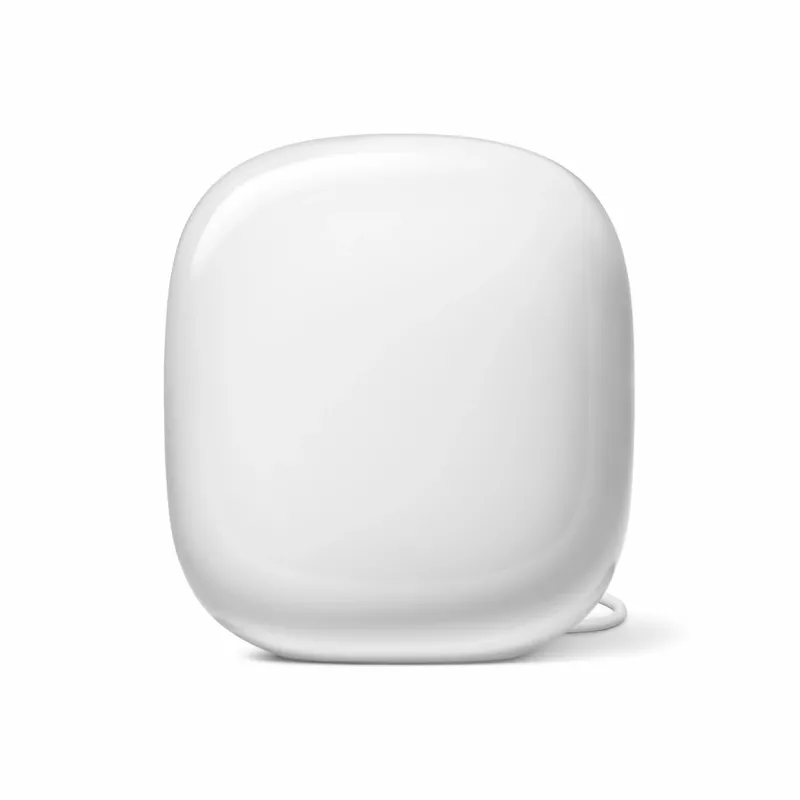 Google Nest WiFi Pro - Sistema Wi-Fi (router) - hasta 120 m² - Red - GigE, 802.11ax (Wi-Fi 6E) - 802.11a/b/g/n/ac/ax (Wi-Fi 6E) - Multi-Banda (GA03030-EU)