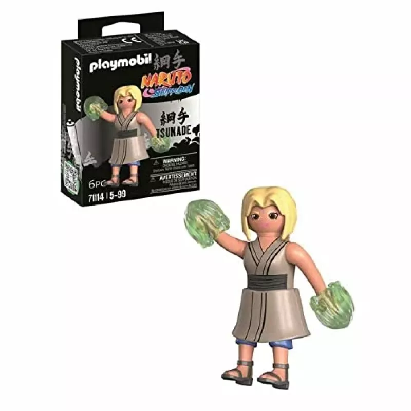 Playmobil 71114 Naruto: Tsunade set de figuras Naruto Shippuden set de figuras de colección de anime para niños y fans a partir de 5 años