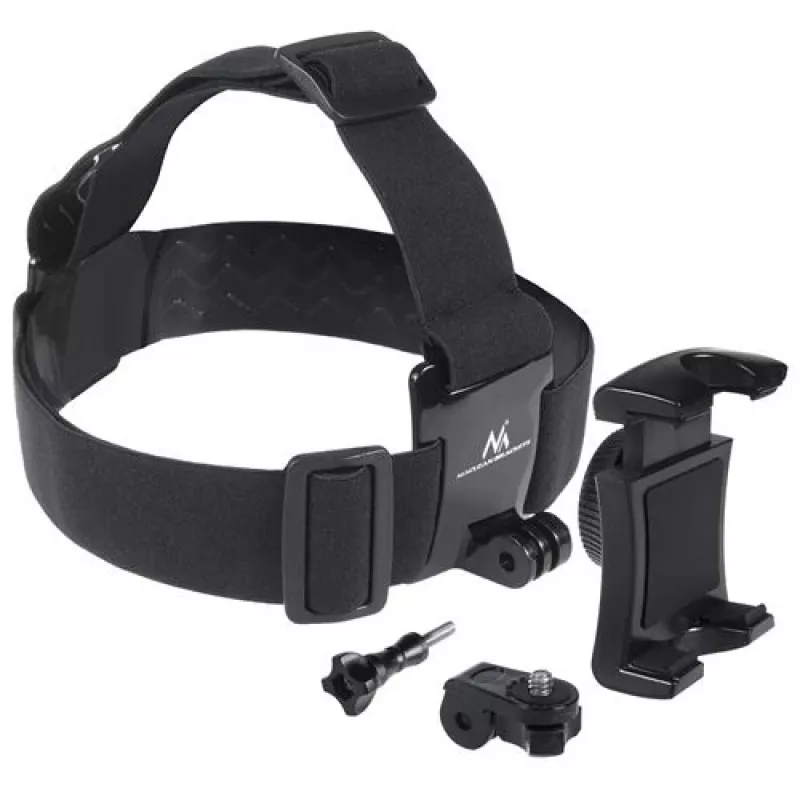 Maclean MC-825 soporte para cámara, móvil/smartphone negro