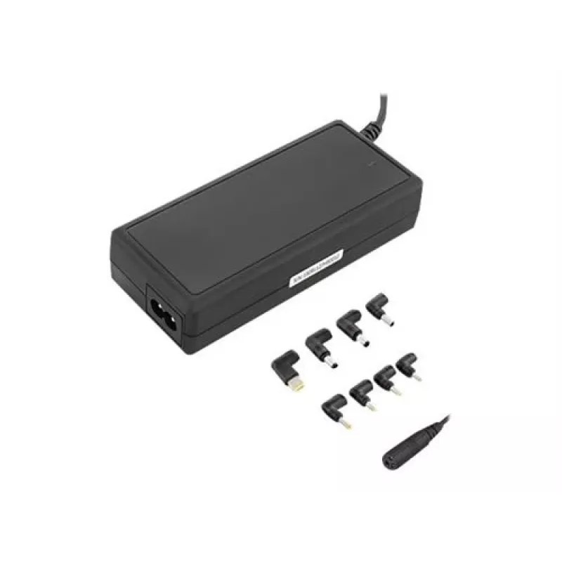 Fuente de alimentación universal automática Qoltec 50012 90W | 9 conectores | +cable de alimentación