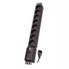Regleta de enchufes Lestar LZRM 810 BW con conexión IEC-320, cable de 5,0 m