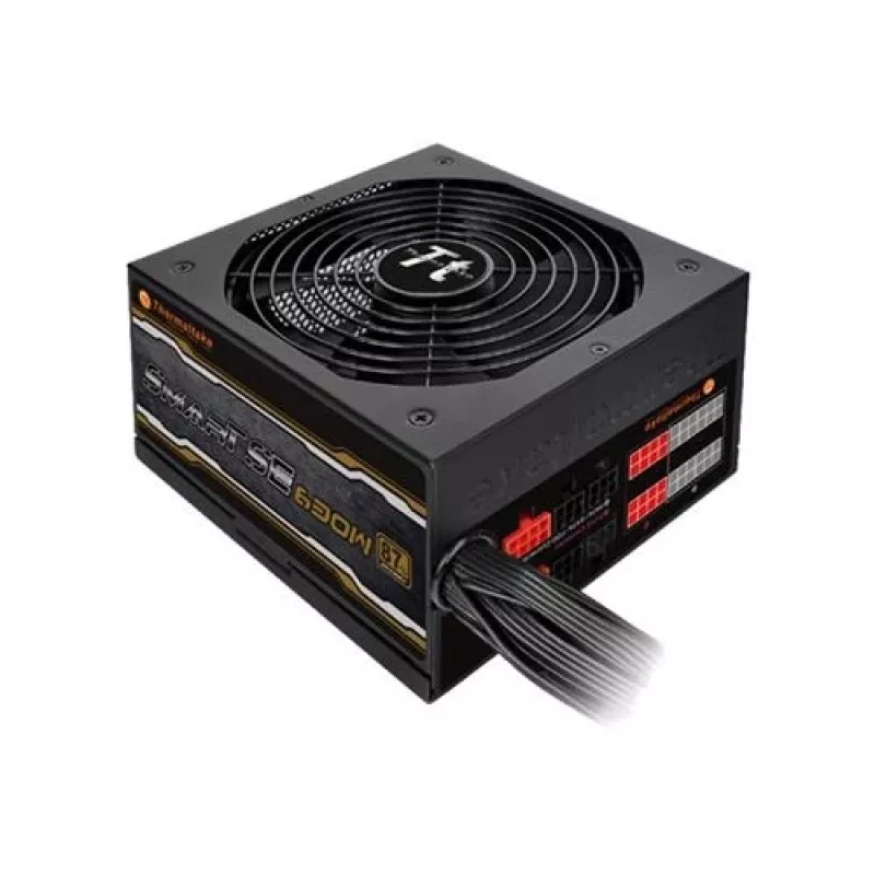 Thermaltake Smart SE 630W fuente de alimentación ATX modular, 80 PLUS Gold, PFC activo, ventilador de 140 mm, Single Rail