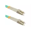 Qoltec - Cable de conexión - multimodo LC/UPC (M) a multimodo LC/UPC (M) - 1 m - fibra óptica - dúplex - 50/125 micrómetros - OM3 - libre de halógenos