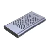 Carcasa SSD Unitek S1206A para 2 unidades M.2 NVMe PCIe Gen3 x4, USB 3.2 Gen 2 (10 Gbit/s), aluminio, USB-C, incluye fuente de alimentación