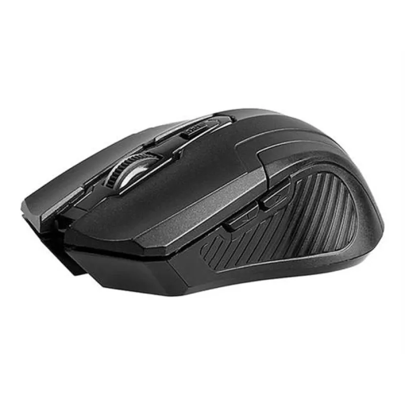 Tracer Fairy – ratón óptico – 6 botones – inalámbrico – 2,4 GHz – receptor USB inalámbrico – negro