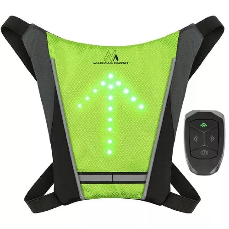 Maclean MCE420 chaleco de seguridad con luz indicadora LED