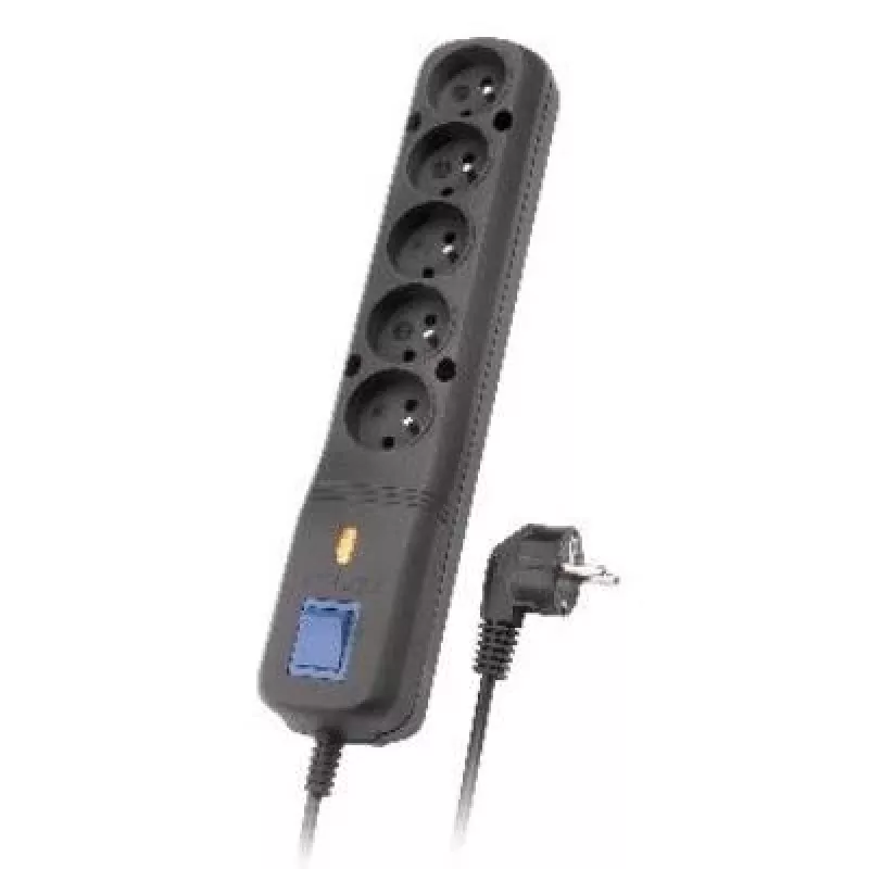 Lestar 5+ Lf-530wa, protección contra sobretensiones, 1,5 m, Negro Lf-530wa 5+ 3l G-a K. Cz 1,5m