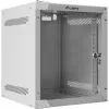 Lanberg WF10-2306-10S armario rack mural de 10" 6U, 336×280×310 mm, puerta de cristal, 20 kg, gris (RAL 7035)