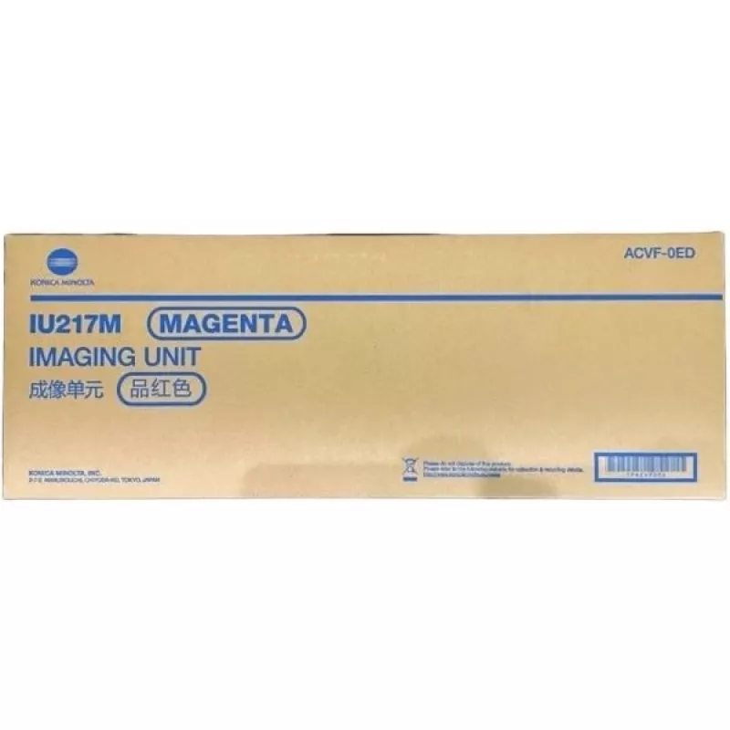 Unidad de tambor Konica Minolta ACVF0ED/DR-217M magenta, 87K páginas para KM...