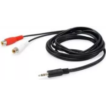 Equip 147093 cable de audio 250 m 2 x RCA 3,5 mm negro