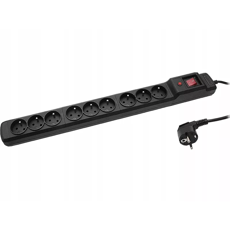 Protección contra sobretensiones Armac M9/15/CZ negro 9 tomas AC 250V 1,5m