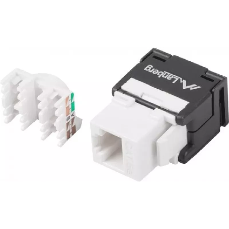 Módulo keystone sin herramientas Lanberg RJ45->LSA 180° UTP Cat.5e (KSU5-2000)