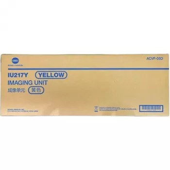 Kit de tambor Konica Minolta ACVF08D/DR-217Y amarillo, 87K páginas para KM...