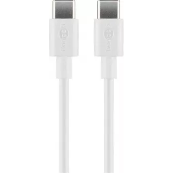 Cable de carga y sincronización USB-C Goobay, 2 m, blanco | Goobay
