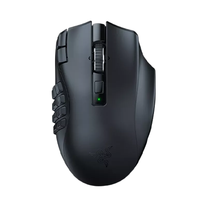 Razer Naga V2 HyperSpeed ratón gaming inalámbrico, negro