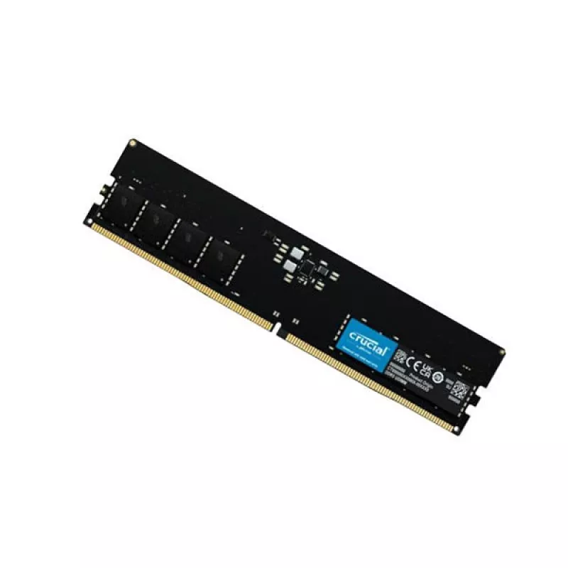 Crucial CT16G56C46U5 U-DIMM, 16GB, DDR5, 5600 Mhz, CL46, negro