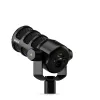 Micrófono de estudio RØDE PodMic USB — cardioide XLR/USB, 24 bits/48 kHz, USB-C, salida de auriculares, control de volumen giratorio, negro