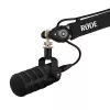 Micrófono de estudio RØDE PodMic USB — cardioide XLR/USB, 24 bits/48 kHz, USB-C, salida de auriculares, control de volumen giratorio, negro