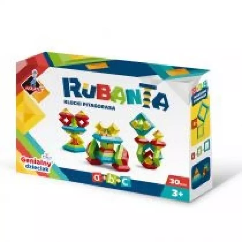 Juguete de construcción educativo Ascato Pythagoras Blocks Rubanta 30 piezas modelo 119403