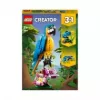 LEGO set de construcción loro exótico 31136 — modelo de exposición Creator, 253 piezas, 220×120×110 mm